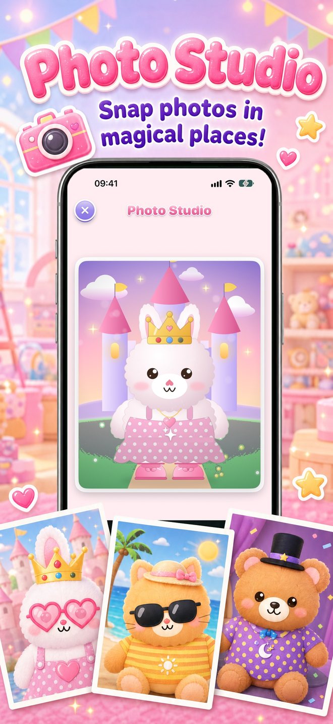Photo studio: snap photos in magical places like a castle